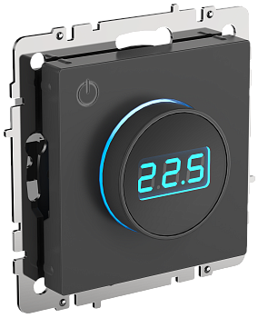 Термостат электронный с индикацией BRITE графит IEK в Иркутске