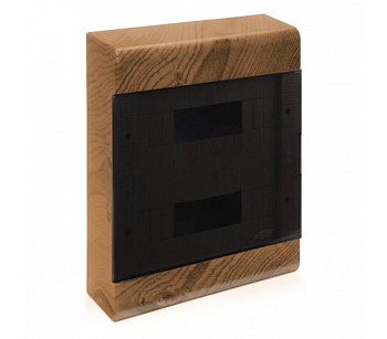 Щит распределительный навесной пластиковый ЩРН-П-24 модуля 370х302х95мм IP40 бук в Иркутске