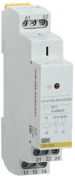 Реле промежуточное OIR 2 контакта 8А 24В AC/DC IEK в Иркутске