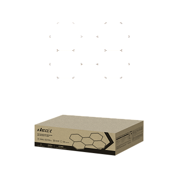 Светильник светодиодный ДБО-HEXAGON 5С-24065 240Вт 230В 6500К 5 сот 0.5м шнур с вилкой 1628х2380мм NEOX в Иркутске
