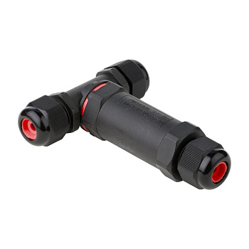 Кабельный коннектор Т-образный (клеммник 5PIN) IP68 FreeTools EKF в Иркутске