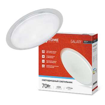 Светильник светодиодный серии DECO GALAXY 70Вт 230В 6500К 6300Лм 570х83мм IN HOME в Иркутске