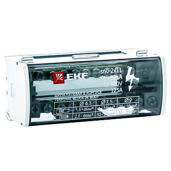 Шина нулевая в корпусе (2х11) EKF PROxima в Иркутске