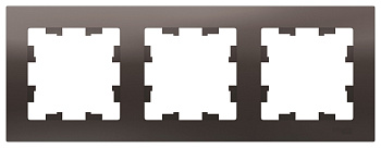 Рамка тройная AtlasDesign SE мокко в Иркутске