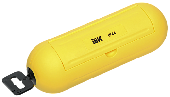 Бокс для защиты кабельного соединения IP44 желтый IEK в Иркутске