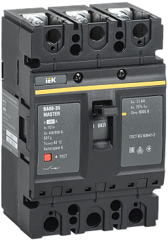 Автоматический выключатель IEK ВА88-35 3Р 160А 35кА MASTER в Иркутске