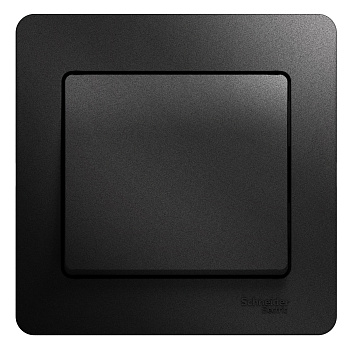 Выключатель одноклавишный Glossa SE антрацит в сборе в Иркутске