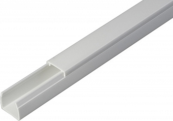 Кабель-канал 2-й замок 25х25х2000 белый Промрукав в Иркутске