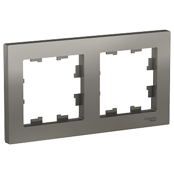 Рамка двойная AtlasDesign SE сталь в Иркутске