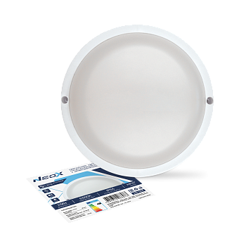 Светильник светодиодный герметичный СПП ОAД-2565-КРУГ 25Вт 6500К 2250Лм с оптико-акуст датчиком IP65 175мм NEOX в Иркутске