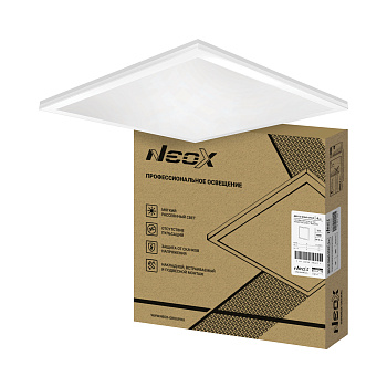 Панель светодиодная универсальная ГРИЛЬЯТО ДВО-02 G3640-ОПАЛ 36Вт 4000К IP40 588х588x19мм NEOX в Иркутске