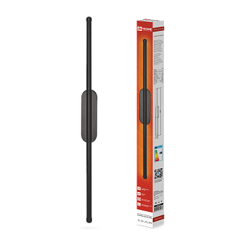 Светильник светодиодный ESTETIKA LUV-60C-30BL 10Вт 230В 3000K 700Лм 600х50x25 черный IN HOME в Иркутске