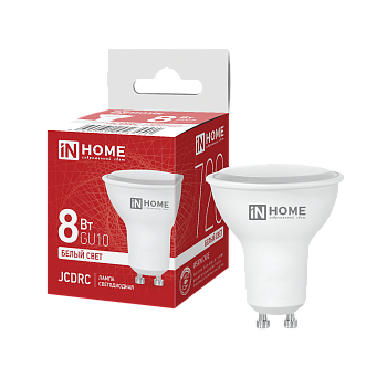 Лампа светодиодная LED-JCDRC-VC 8Вт 230В GU10 4000К 720Лм IN HOME в Иркутске