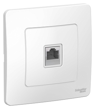 Розетка компьютерная BLANCA SE белая в Иркутске