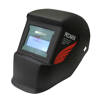 Сварочная маска МС-6 Ресанта (окно 90х35, автоматический светофильтр не регулируется, без коробки) в Иркутске