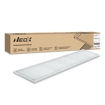 Панель светодиодная универсальная ДВО-01 4540-ПРИЗМА 45Вт 4000К IP40 1195x180х19мм NEOX в Иркутске