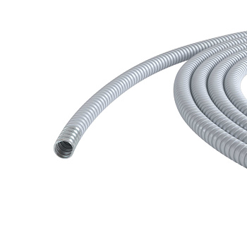 Металлорукав DN 20мм в герметичной ПВХ изоляции, Dвн 20,5 мм, Dнар 25,5, 50 м, цвет серый DKC в Иркутске
