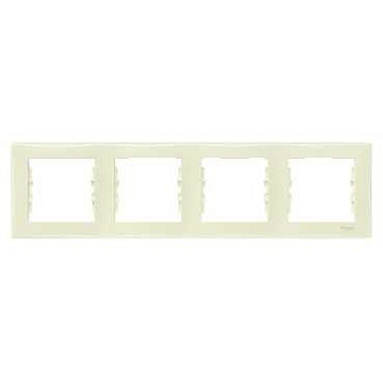 Рамка четырехместная SEDNA Schneider Electric крем в Иркутске