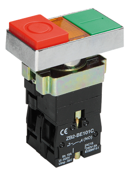 Кнопка управления LAY5-BW8465 "I-O" сдвоенная с подсветкой IEK в Иркутске