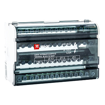 Шина нулевая в корпусе (4х15) EKF PROxima в Иркутске