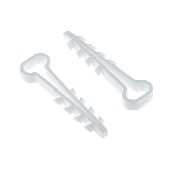 Дюбель-хомут для плоского кабеля (5-8мм) белый (100шт.) EKF PROxima в Иркутске