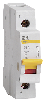 Выключатель нагрузки (мини-рубильник) ВН-32 1Р 20А IEK в Иркутске