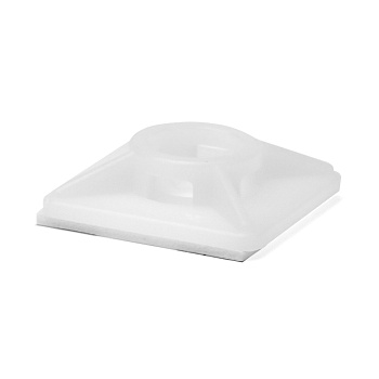 Монтажная база двойная самоклеящаяся, белая, 27x27 DKC в Иркутске