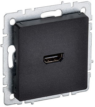 Розетка HDMI BRITE IEK черная в Иркутске