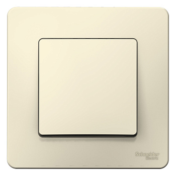 Выключатель одноклавишный BLANCA SE молочный в Иркутске