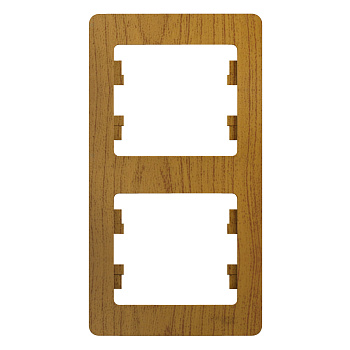 Рамка двойная Glossa SE дуб вертикальная в Иркутске