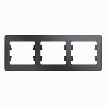 Рамка 3ая Glossa графит в Иркутске