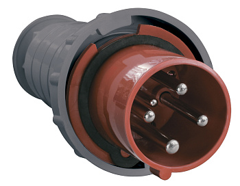 Вилка 034 3Р+РЕ 63А 380В IP54 IEK в Иркутске