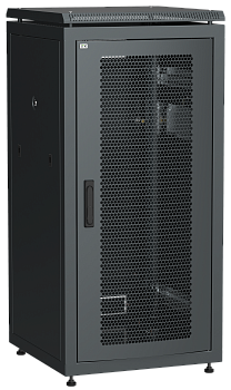 ITK Шкаф сетевой 19" LINEA N 18U 600х800 мм стеклянная передняя дверь черный в Иркутске