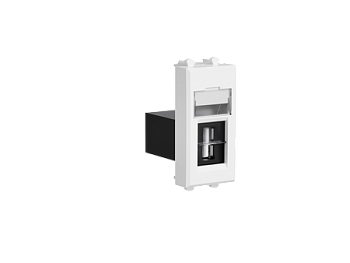 USB 2.0 розетка модульная, тип А-А, Avanti "Белое облако", 1 модуль DKC в Иркутске