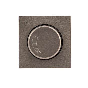 Валенсия лицевая панель светорегулятора 600W 220В графит EKF PROxima в Иркутске