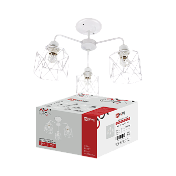 Люстра под лампу LOFT ATIKO-СN-3E27R-WH 3хЕ27 белый IN HOME в Иркутске