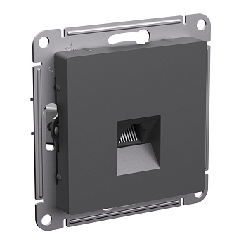 Розетка компьютерная AtlasDesign SE базальт в Иркутске