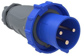 Вилка переносная ССИ-033 63А-6ч/200-250В 2Р+РЕ IP67 MAGNUM IEK в Иркутске