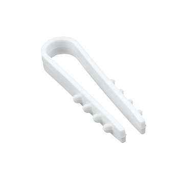 Дюбель-хомут для круглого кабеля  (5-10мм) белый (50шт.) EKF PROxima в Иркутске