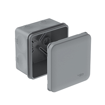 Коробка распред с мембран ввод IP66 Ø70х70х42 серая со стик под пистолет MultiBox в Иркутске