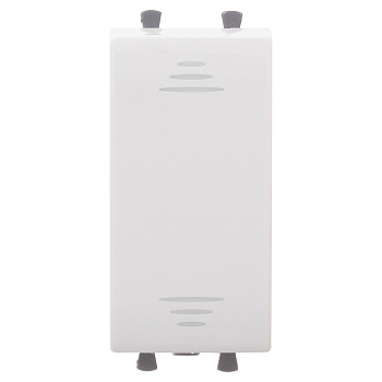 Выключатель модульный, Avanti "Белое облако", 1 модуль DKC в Иркутске