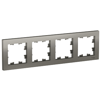 Рамка четырехместная AtlasDesign SE сталь в Иркутске