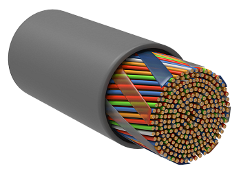 ITK Витая пара U/UTP кат.5E 25х2х24AWG PVC серый (500м) в Иркутске