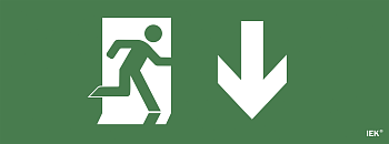 Самоклеящаяся этикетка: "Фигура/стрелка вниз" ССА 1005 IEK в Иркутске