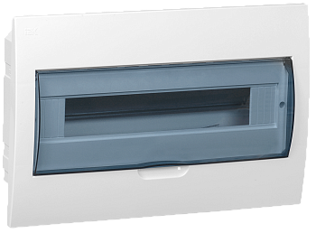 Бокс ЩРВ-П-18 модулей встраиваемый, пластик IP41 IEK в Иркутске