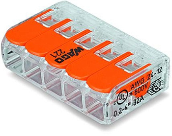 Зажим WAGO клеммный 221-415 5x4 в Иркутске