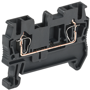 Клемма пружинная КПИ 2в-2,5 31А черный IEK в Иркутске