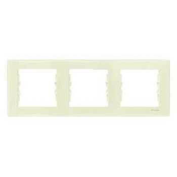 Рамка тройная SEDNA Schneider Electric крем в Иркутске