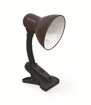 Светильник настольный под лампу на прищепке СНП 21Ч-E27 230В ЧЕРНЫЙ (с подвесом) IN HOME в Иркутске