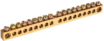 Шина PEN "земля-ноль" 8х12мм 18/1 (18групп/креп по цент) IEK в Иркутске